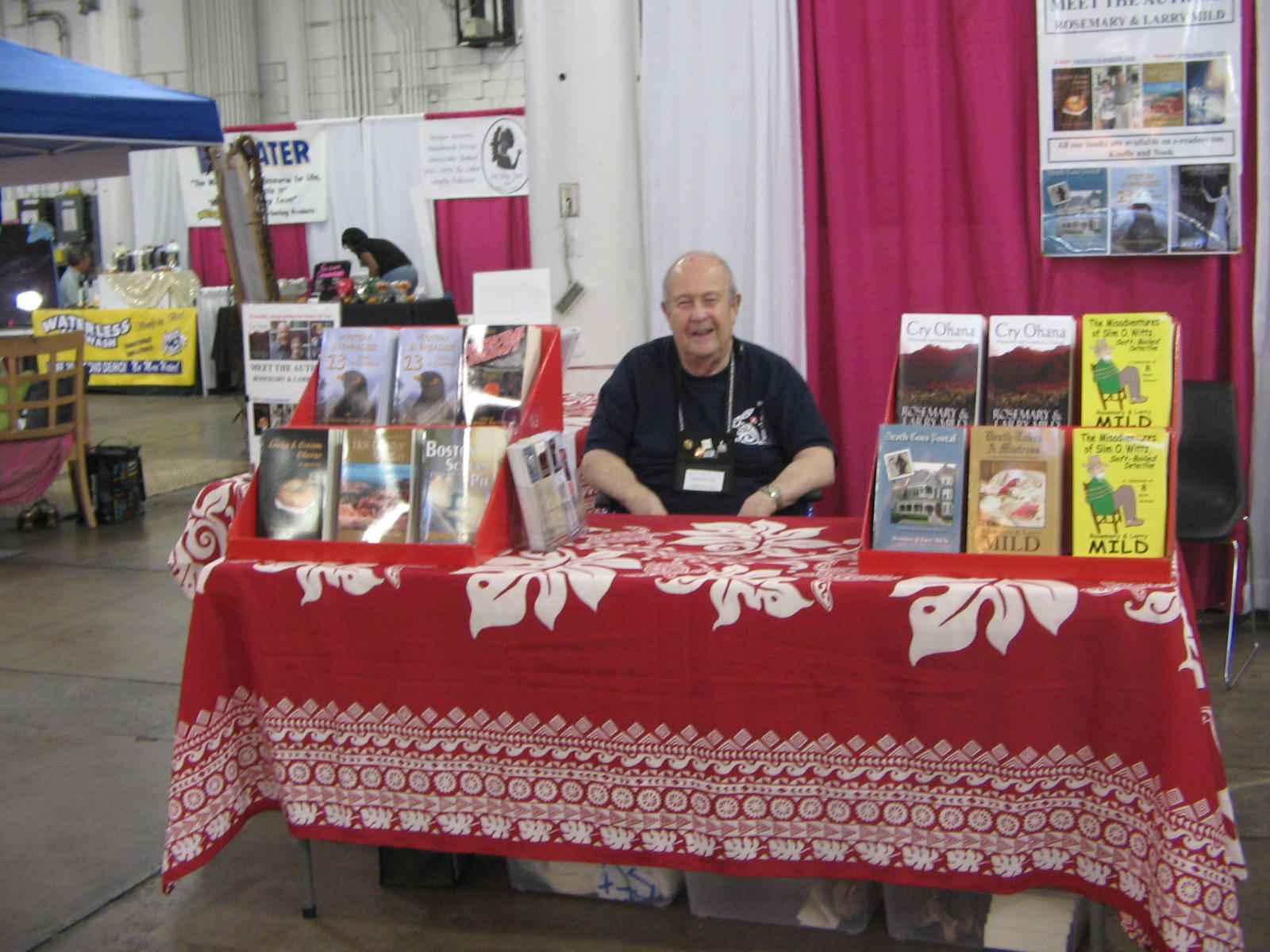 Signing at Blaisdale Exhibition Hall, Honolulu, Hawaii
